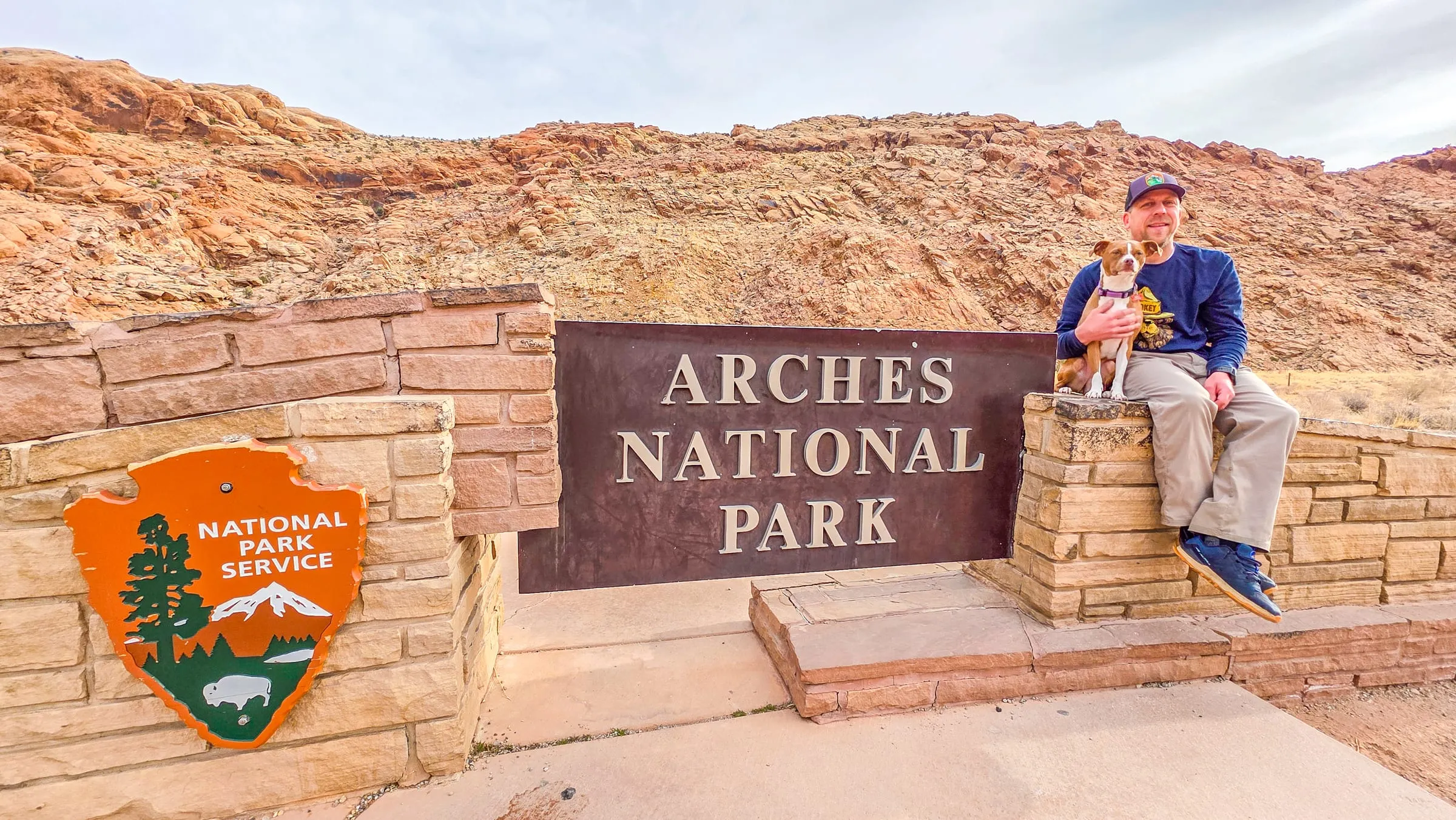 Arches National Park entrance sign