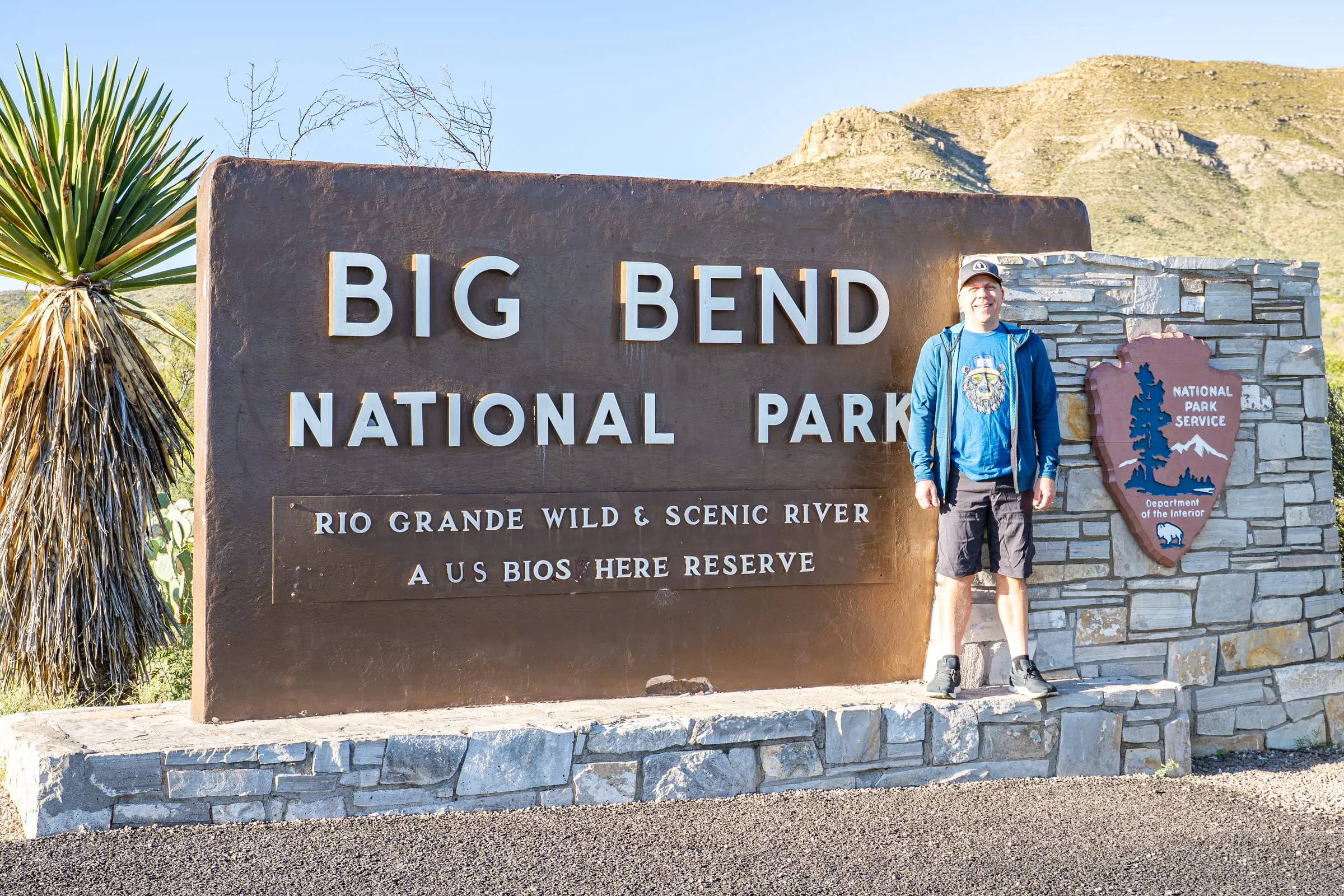 Big Bend National Park entrance sign