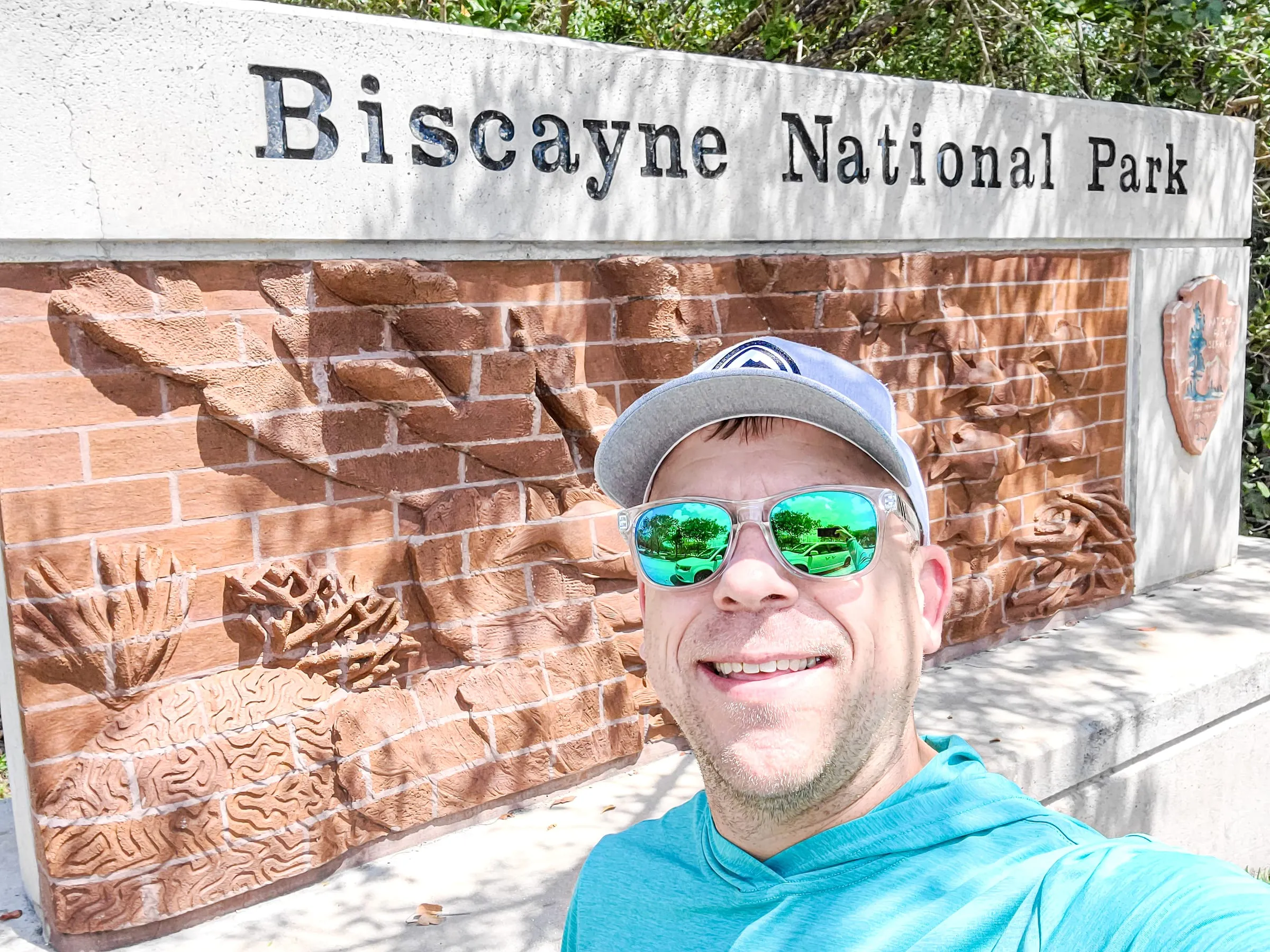 Biscayne National Park entrance sign