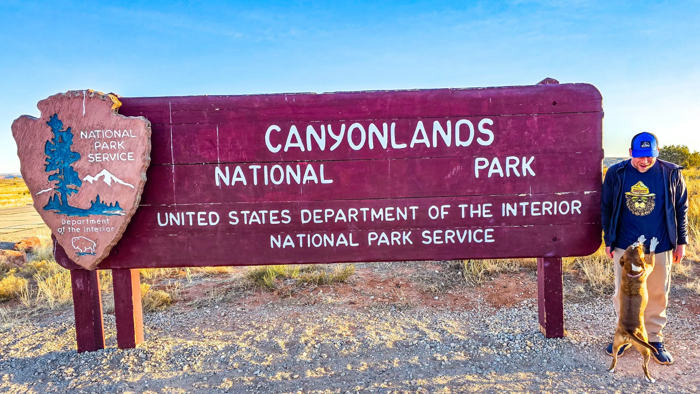 Canyonlands National Park entrance sign