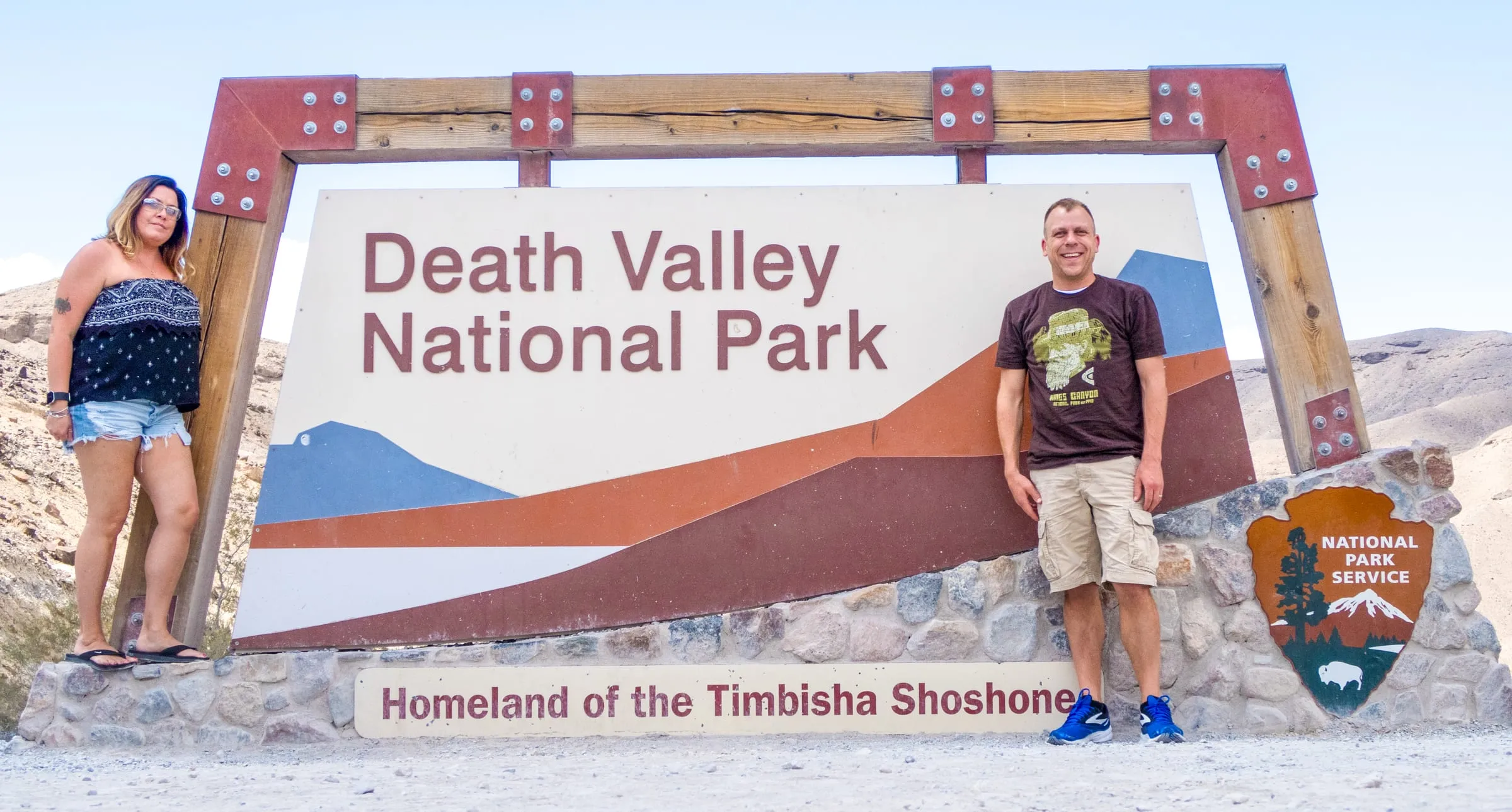 Death Valley National Park entrance sign