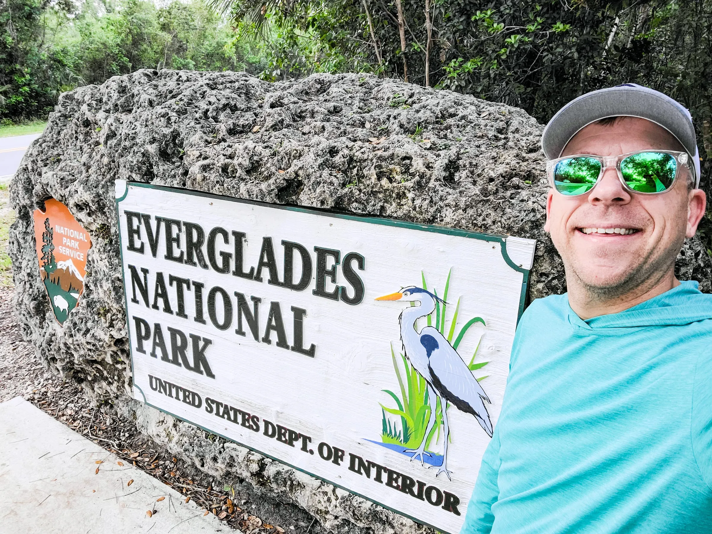 Everglades National Park entrance sign