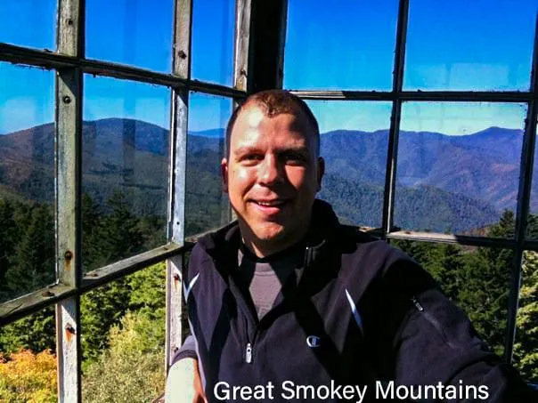 Great Smoky Mountains National Park entrance sign