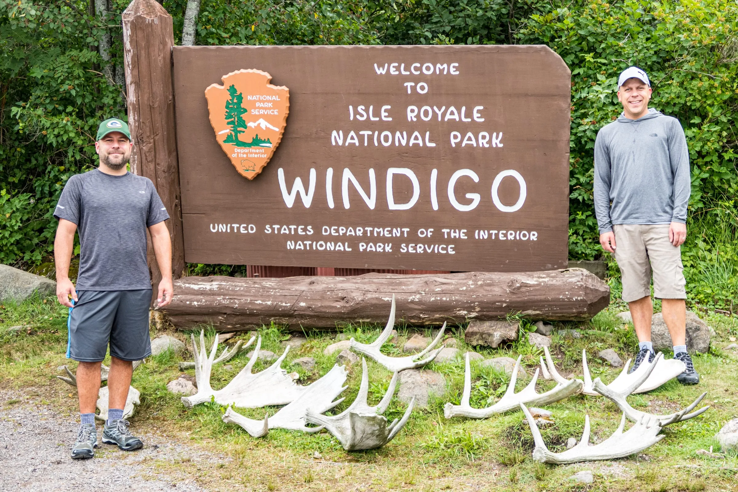 Isle Royale National Park entrance sign