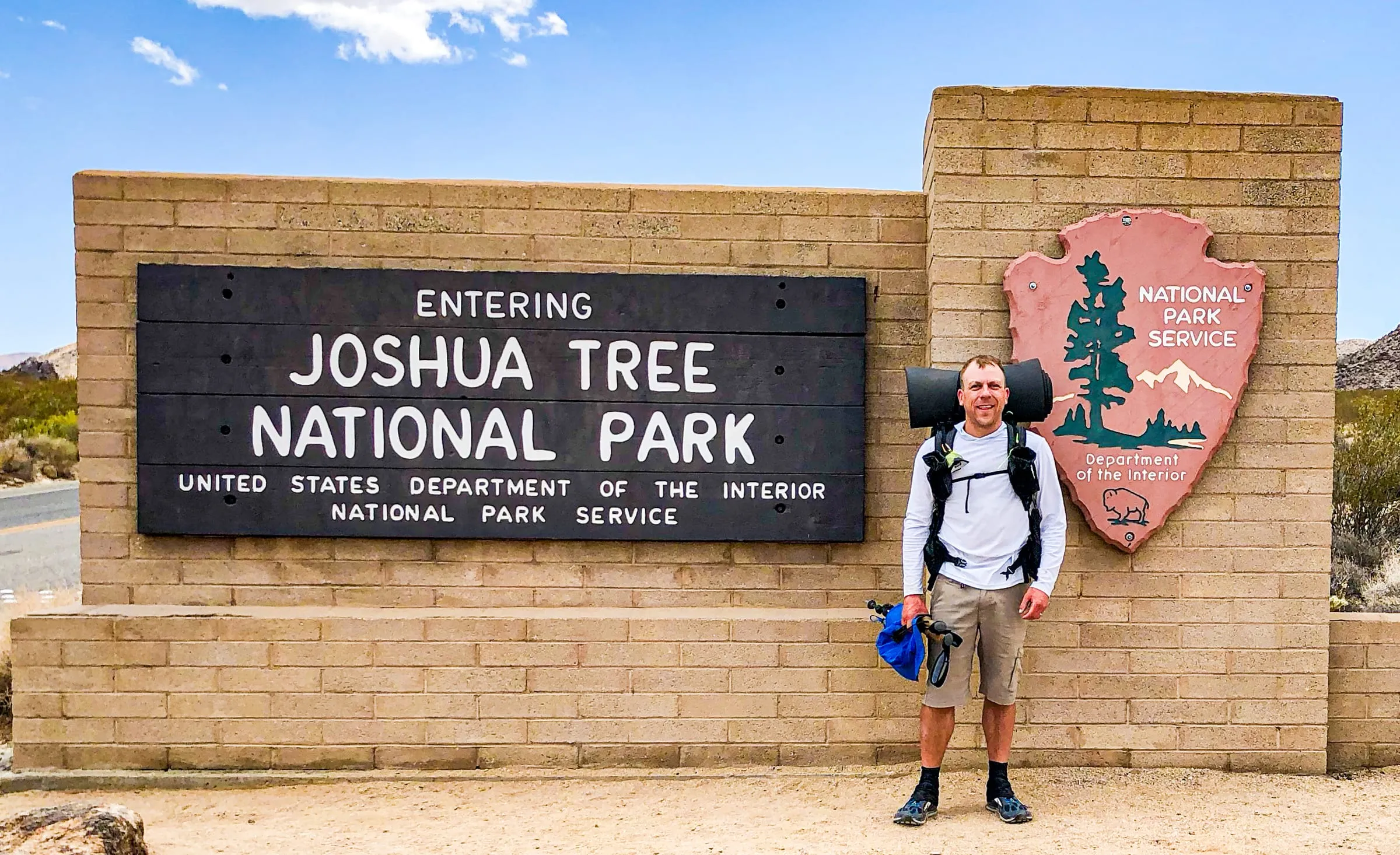 Joshua Tree National Park entrance sign