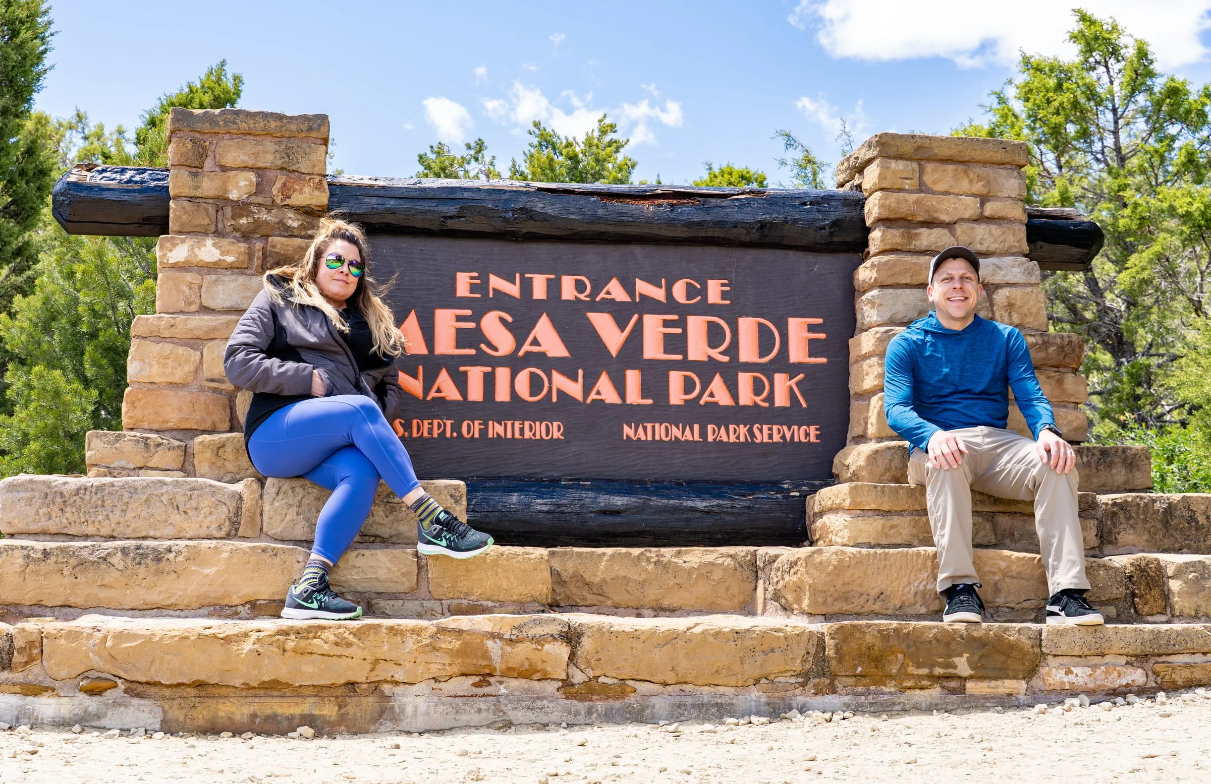 Mesa Verde National Park entrance sign