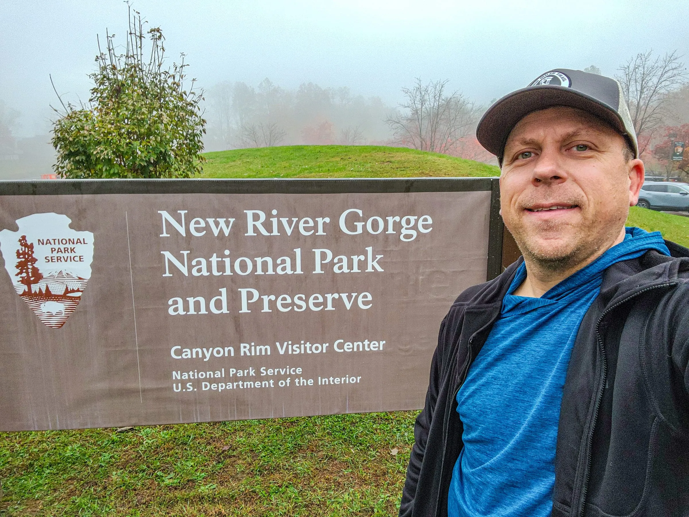 New River Gorge National Park and Preserve entrance sign