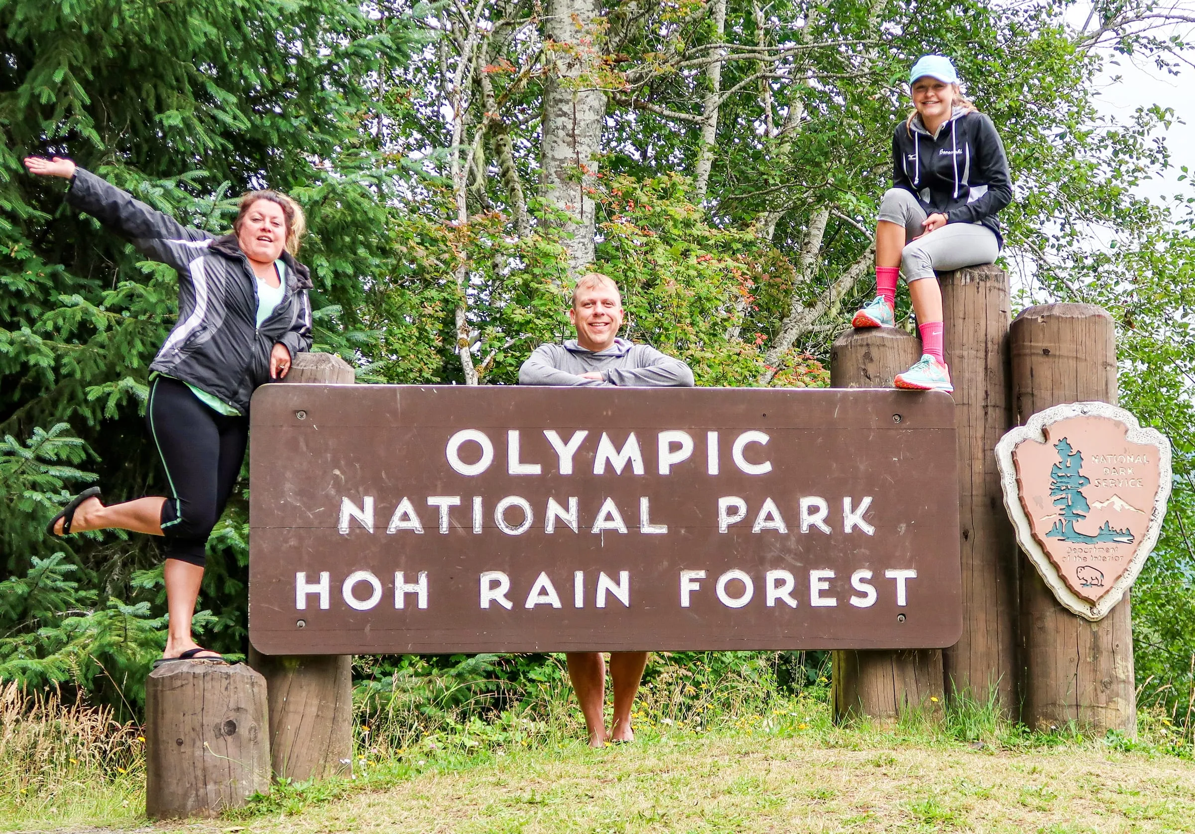 Olympic National Park entrance sign