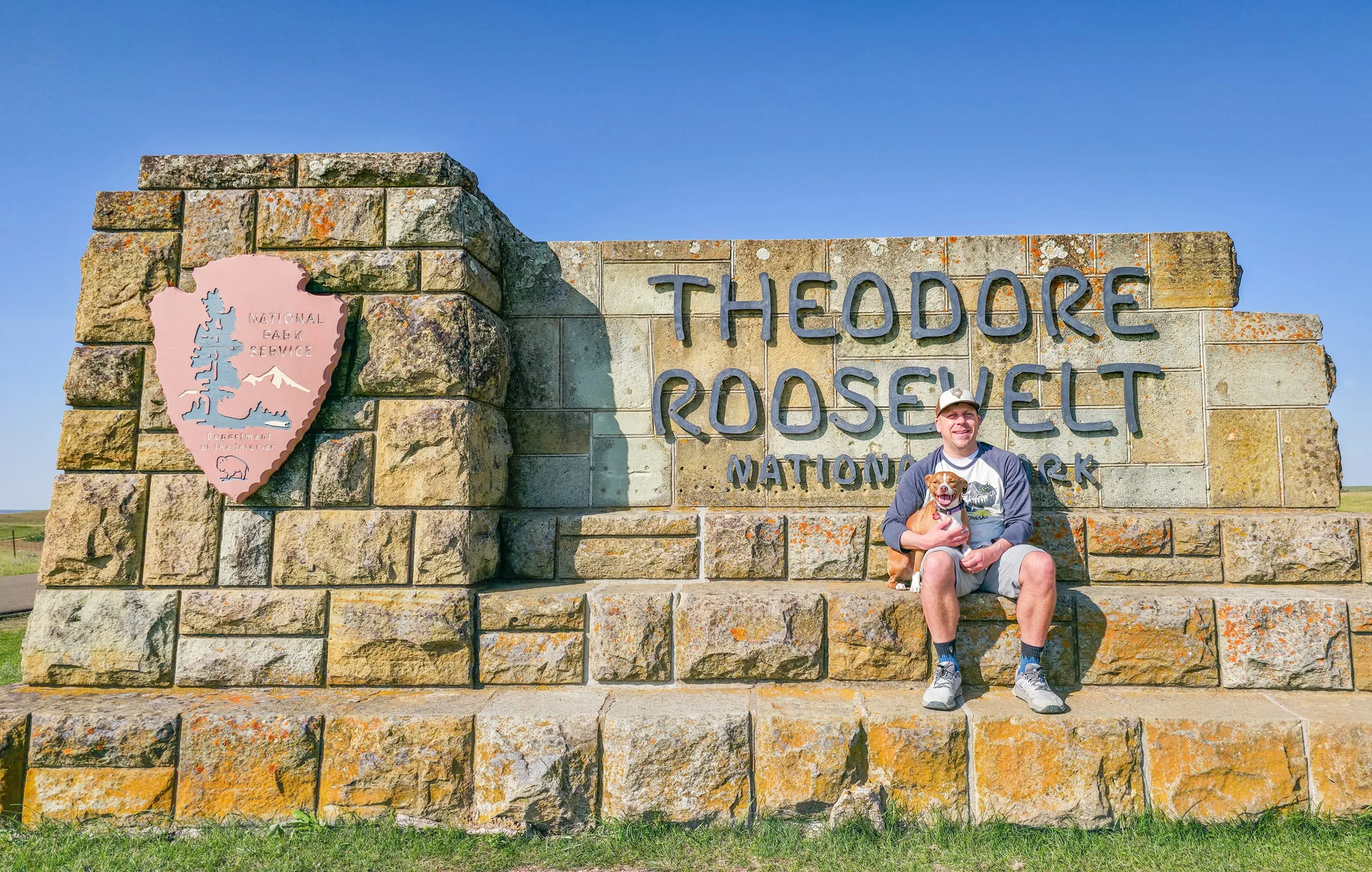 Theodore Roosevelt National Park entrance sign