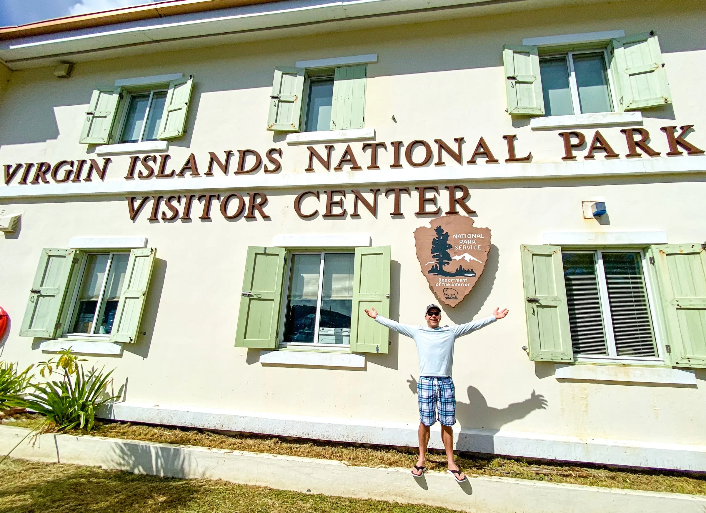 Virgin Islands National Park entrance sign