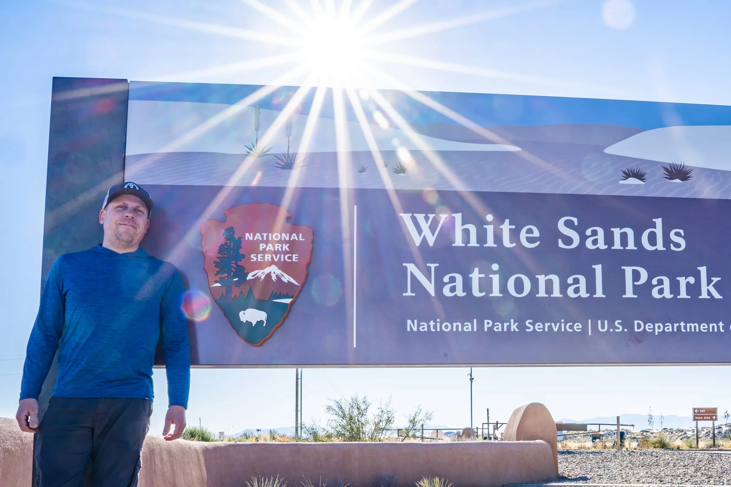 White Sands National Park entrance sign