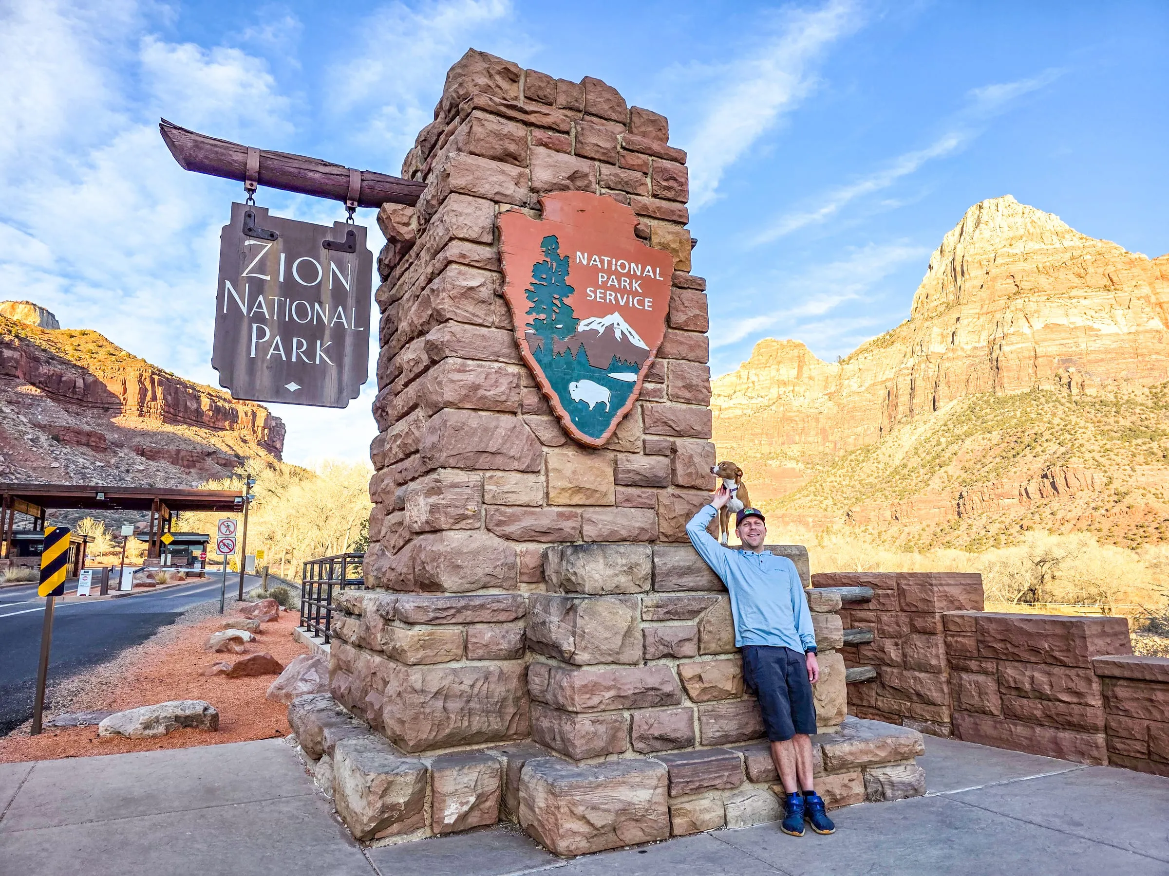 Zion National Park entrance sign